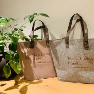 Shopper vilt 2022 met rits