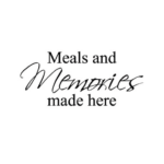 Meals and memories