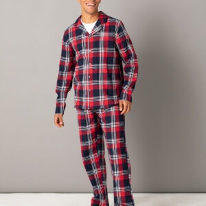 Gepersonaliseerde pyjama lichte flanel - Volwassenen