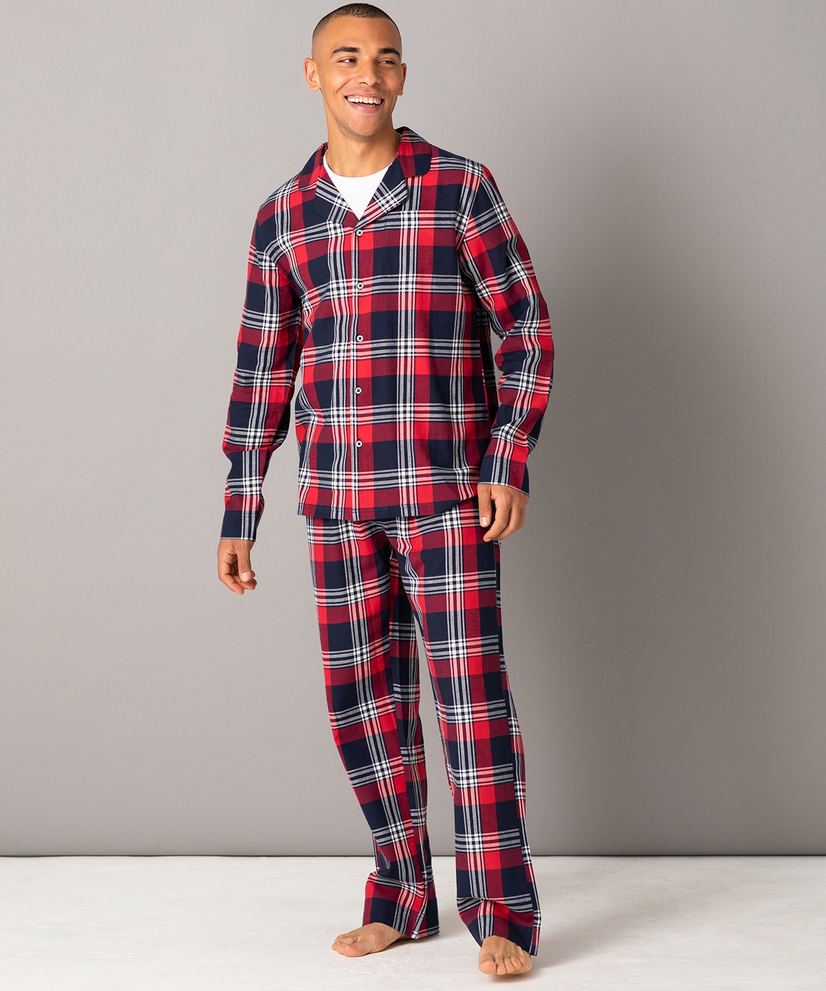 Gepersonaliseerde pyjama lichte flanel - Volwassenen - Elkes Atelier Pittem | de meest geschenken