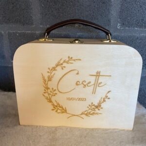 Houten kinderkoffertje