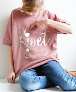 gepersonaliseerde sweater t-shirt